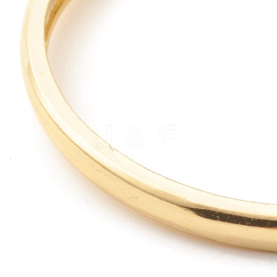 Clear Cubic Zirconia Wave Hinged Bangle BJEW-B054-17G-1