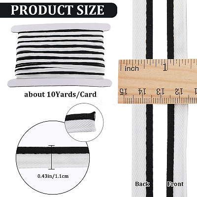 10 Yards Polyester Ribbons OCOR-GF0003-25G-1