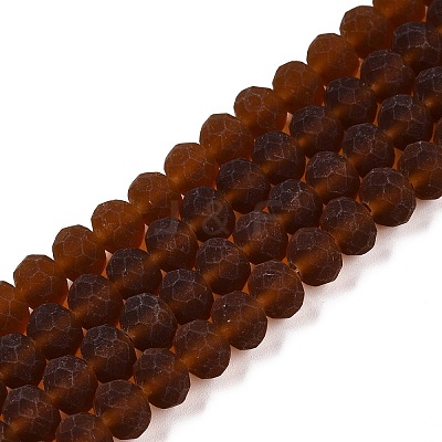 Transparent Glass Beads Strands EGLA-A044-T8mm-MD02-1