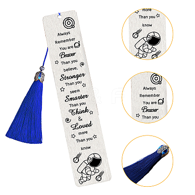 DIY Rectangle Bookmark Making Kits DIY-CP0006-84H-1