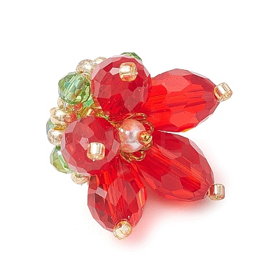 Transparent Glass Pendants PALLOY-MZ00720-1