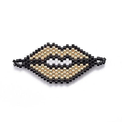 Handmade Japanese Seed Beads Links SEED-P003-39B-1