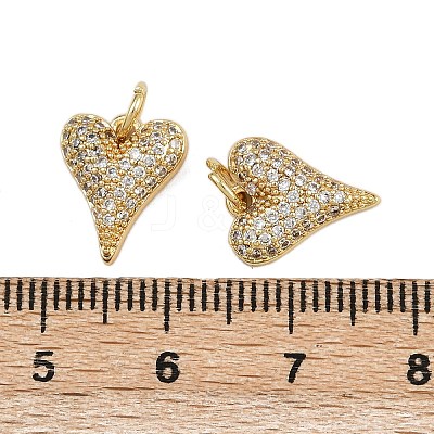 Brass Micro Pave Cubic Zirconia Pendants ZIRC-I367-11G-02-1