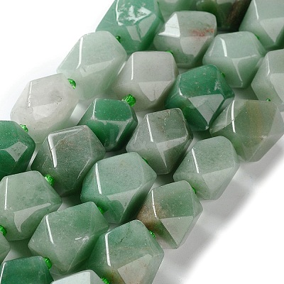Natural Green Aventurine Beads Strands G-C182-28-02-1