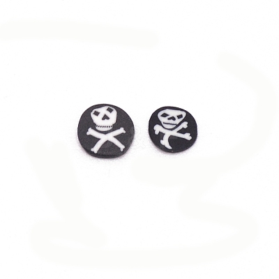 Polymer Clay Cabochons MRMJ-WH0073-52A-1
