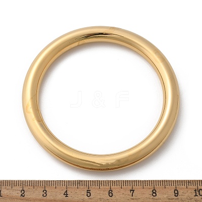 304 Stainless Steel Plain Bangles for Women BJEW-S161-10G-1