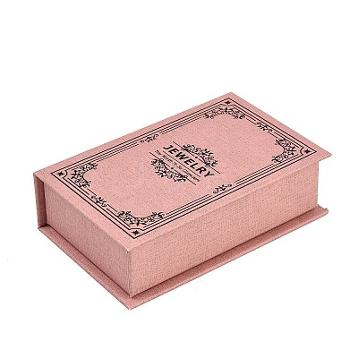 Floral Printed Paper Jewelry Display Magnetic Cases CON-K015-03B-01-1
