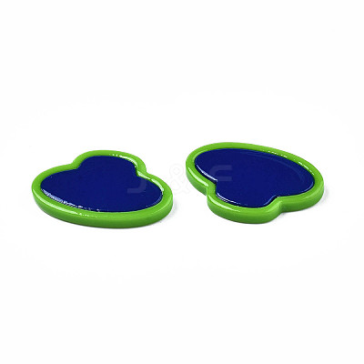 Opaque Cellulose Acetate(Resin) Cabochons KY-N018-11-1