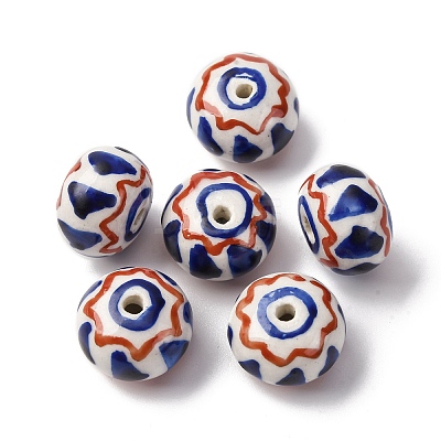 Handmade Porcelain Beads PORC-Q004-01B-1