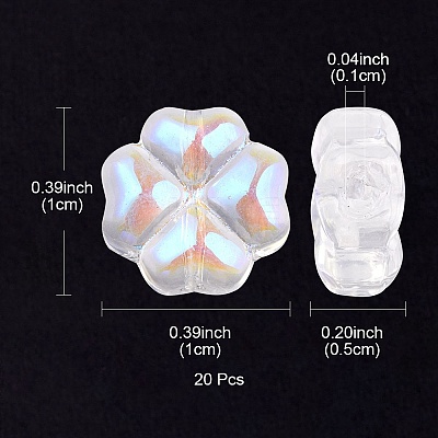 Transparent Glass Beads GLAA-YW0003-07-1