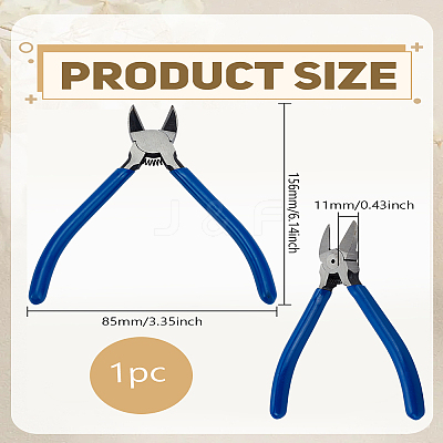 1Pc Chromium Vanadium Alloy Steel Jewelry Pliers PT-LP0001-07-1