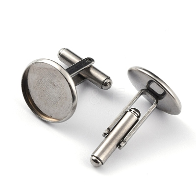 304 Stainless Steel Cuff Buttons STAS-L262-39F-P-1