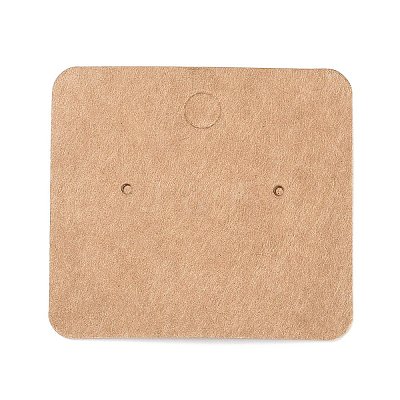 Blank Kraft Paper Earring Display Cards LS-CDIS-G005-05-1