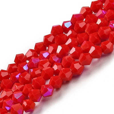 Opaque Solid Color Imitation Jade Glass Beads Strands LS-EGLA-A039-P4mm-L02-1