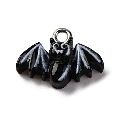 Halloween Theme Opaque Resin Pendants RESI-D075-01F-1