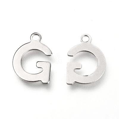 Non-Tarnish 201 Stainless Steel Charms X-STAS-C021-06P-G-1