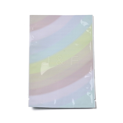 Rainbow Color Rectangle Plastic Bags ABAG-U005-02C-1