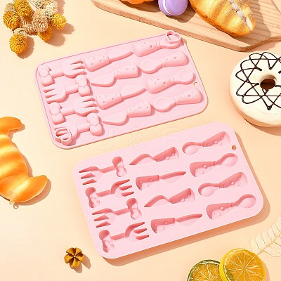 12 Knife and Fork Shaped Silicone Mold ST-CJ0007-24-1