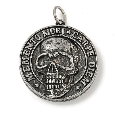 316 Surgical Stainless Steel Pendants STAS-Z073-74AS-03-1