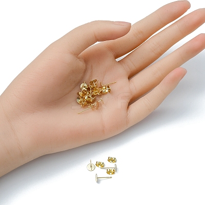 20Pcs 304 Stainless Steel Stud Earring Findings STAS-YW0001-42D-1