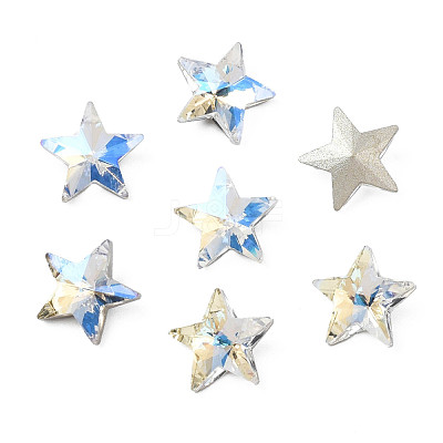Glass Rhinestone Cabochons MRMJ-N029-04A-15-1