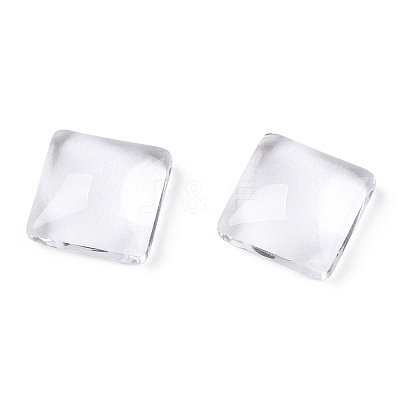 Transparent Glass Cabochons GGLA-WH0034-07-1