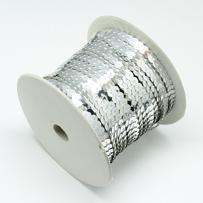 Plastic Paillette Beads PVC-Q085-4mm-1-1