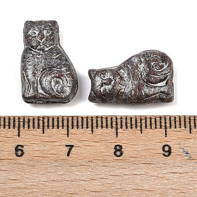 Czech Pressed Glass Beads GLAA-I061-02D-1