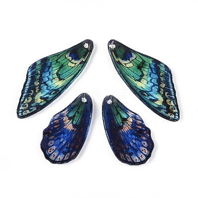 Epoxy Resin Pendants RESI-N045-02A-1