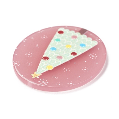 Christmas Theme 3D Printed Resin Pendants RESI-I036-10-1