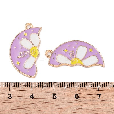 Alloy Enamel Split Pendants ENAM-Z018-02KCG-010-1