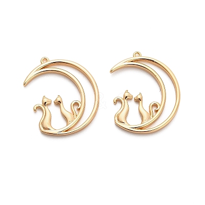 Brass Pendants KK-C130-01G-1
