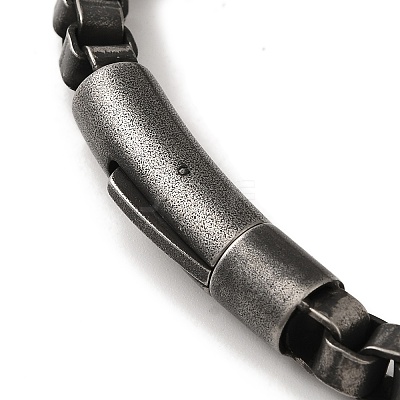 316 Surgical Stainless Steel Box Chain Bracelets BJEW-Q349-07B-1