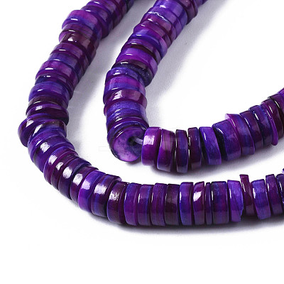 Natural Freshwater Shell Beads Strands SHEL-S278-025-1