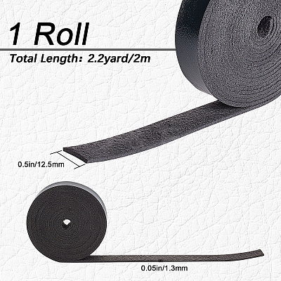 PU Leather Fabric Plain Lychee Fabric AJEW-WH0034-90A-01-1