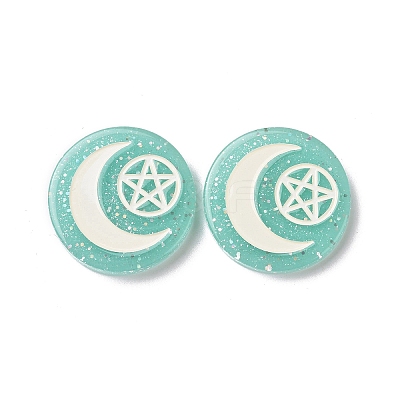 Resin Cabochons RESI-G055-02G-1