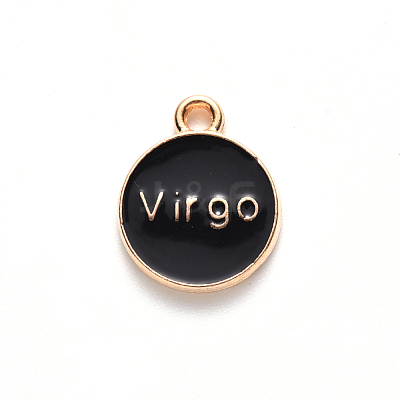 Alloy Enamel Pendants ENAM-S124-01A-08B-1