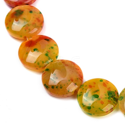 Dyed Natural Agate Beads Strands G-U029-G01-1