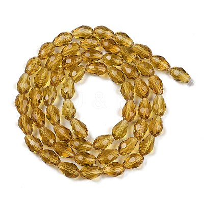 Transparent Glass Beads Strands EGLA-N013-T6mm-D08-1
