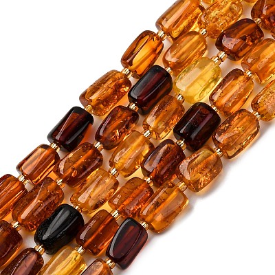 Gradient Color Natural Amber Beads Strands G-F803-D01-04-1