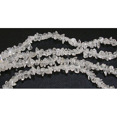 Natural Quartz Crystal Chips Beads Strands X-F019-1