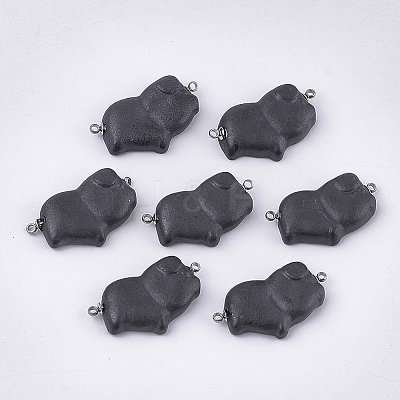 Handmade Porcelain Links connectors PORC-T002-67C-1