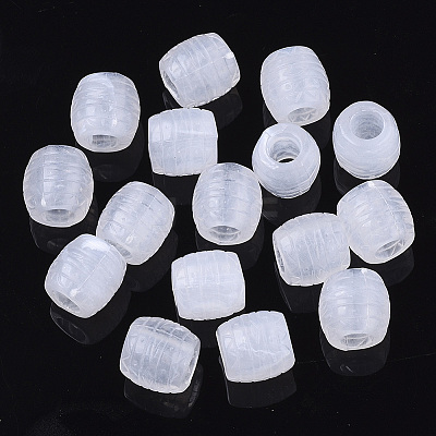 Transparent Acrylic European Beads OACR-N008-39-1