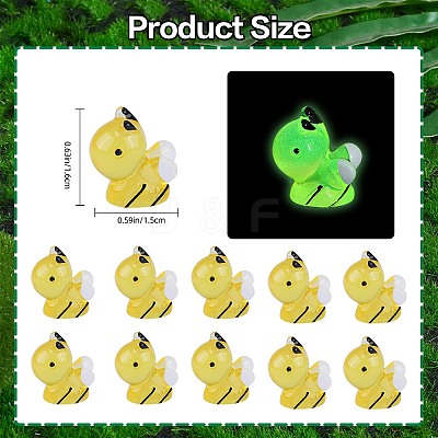 50Pcs Luminous Resin Display Decorations RESI-SZ0003-55-1