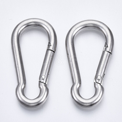 Tarnish Resistant 304 Stainless Steel Rock Climbing Carabiners STAS-N087-24B-01-1