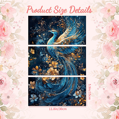 3 Sheets 3 Styles PVC Waterproof Decorative Stickers DIY-WH0404-508-1