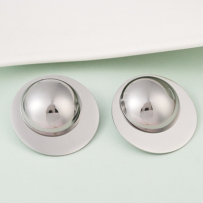 304 Stainless Steel Stud Earrings EJEW-S265-05P-1