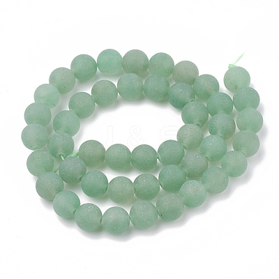 Natural Green Aventurine Beads Strands G-T106-175-1