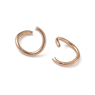 304 Stainless Steel Open Jump Rings STAS-Z150-01F-RG-1