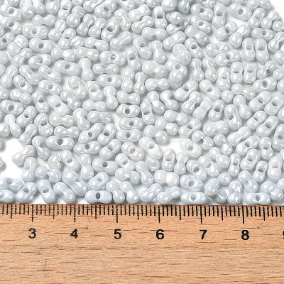 Opaque Colours Luster Glass Seed Beads SEED-B001-01A-09-1